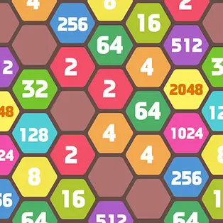 2048 Hexa Merge Block