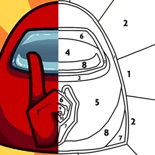Among Us Coloring Book 1