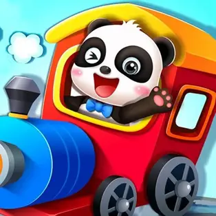 Baby Panda Train Driver