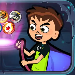 Ben 10 Halloween Bubble Shooter