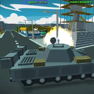 Blocky wars vehicle shooting multiplayer