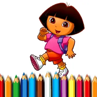 BTS Dora Coloring Book