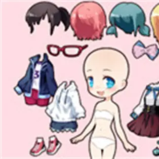 Chibi Anime Princess Doll