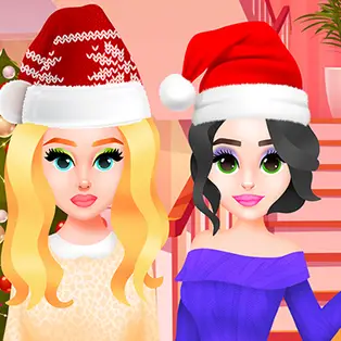 Christmas Party Girls with Julie