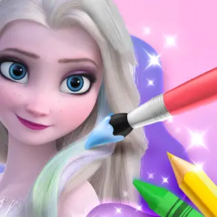 Coloring Book For Elsa