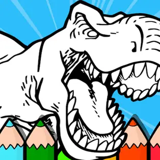 Coloring Dinos For Kids
							
