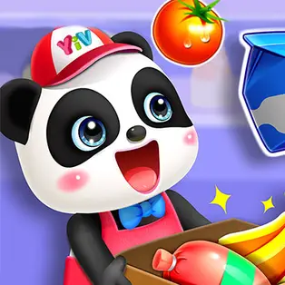 Cute Panda Supermarket
