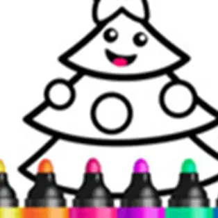 Drawing Christmas For Kids - Draw & Color