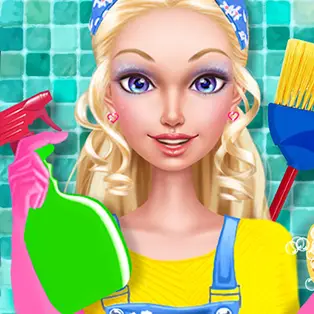 Fashion Doll House Cleaning