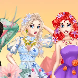 Floral Outfit For The Princess