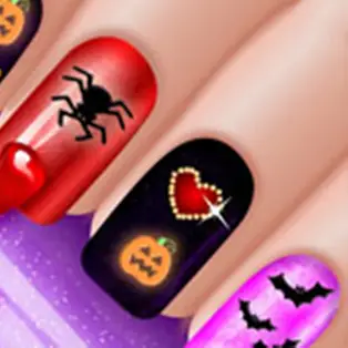 Glow Halloween Nails - Polish & Color