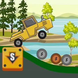 Hill Climb Tractor 2D