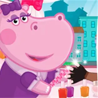 Hippo Manicure Salon Game