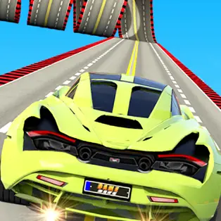 impossible car stunt mega ramp 3d 