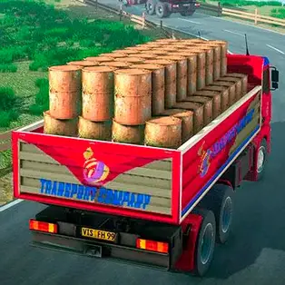 Indian Truck Driver Cargo Duty Delivery