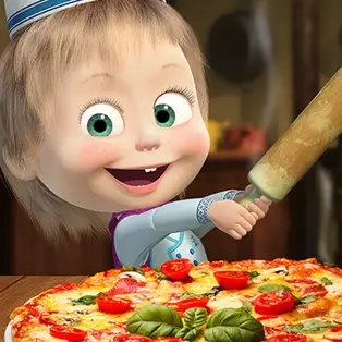 Masha And The Bear Pizzeria Game
							