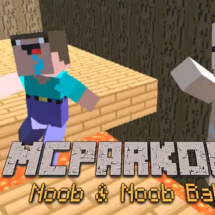 MCParkour Noob &amp; Noob Baby