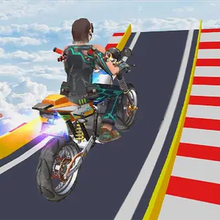Mega Ramp Stunt Moto