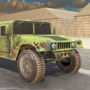 Military Vehicles Driving