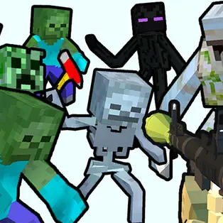 Minecraft Shooter - Save Your World