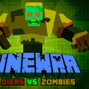 MineWar Soldiers vs Zombies