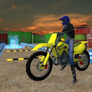 MSK Dirt bike stunt parking sim
