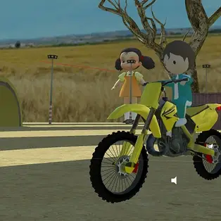 MSK Squid Game Motorcycle Stunts
							