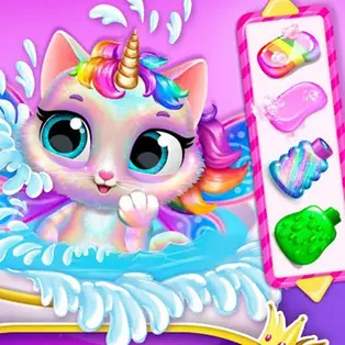 My Unicorn Cat Princess Caring