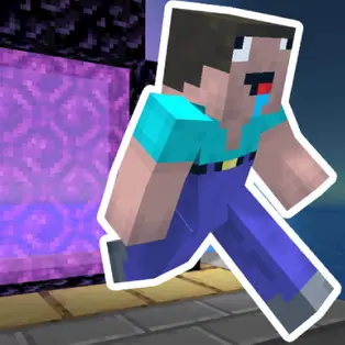 Noob Steve Parkour
							