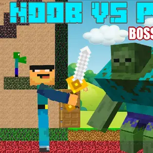 Noob vs Pro - Boss Levels