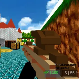 Paintball Gun Pixel 3D