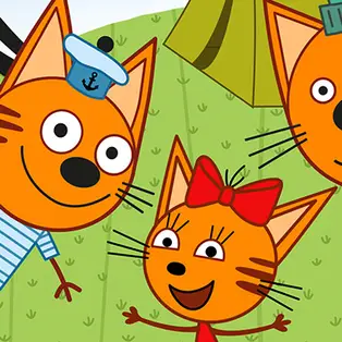 Picnic With Cat Family