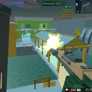 Pixel Crazy Minecraft shooter