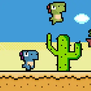 Pixel Dino Run