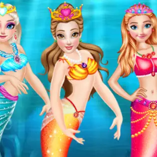 Princess Mermaid Style Dress Up