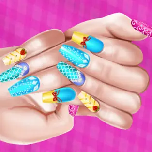 Princess Theme Nail Art DIY