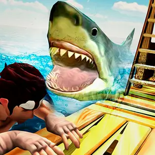 Raft Shark Hunting