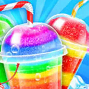 Rainbow Frozen Slushy Truck - Summer Desserts