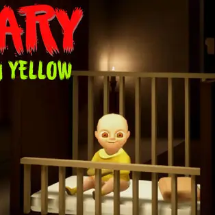 Scary Baby in Yellow