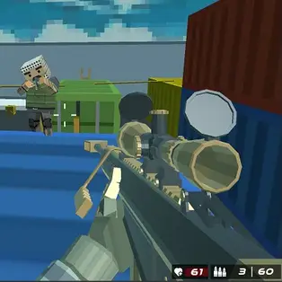 Shooting Blocky Combat Swat GunGame Survival