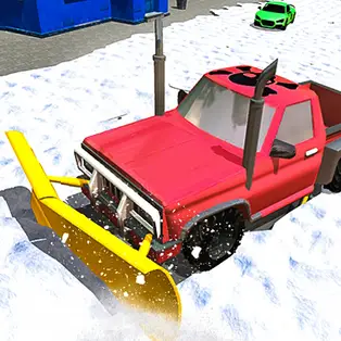 Snow Plow Jeep Simulator 3D