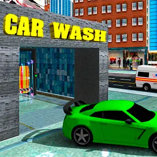 Sports Car Wash Gas Station