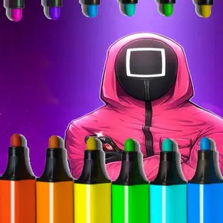 Squid Game Coloring Book s2