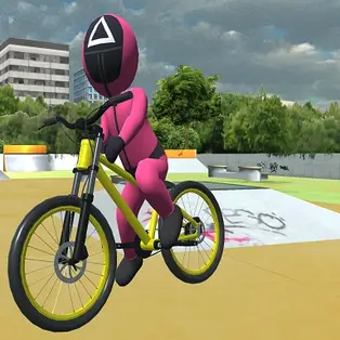 Squid Gamer BMX Freestyle