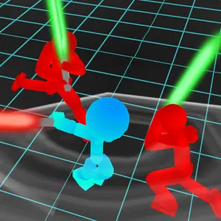 Stickman Neon Warriors: Sword Fighting