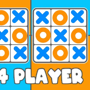 Tic Tac Toe 1-4 Player