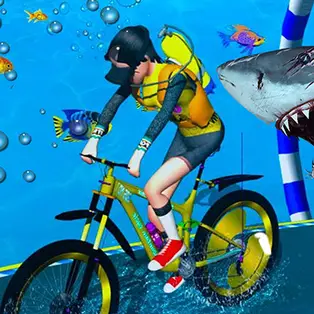 Underwater Bicycle Racing